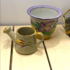 Set of vintage made in Japan pottery pieces